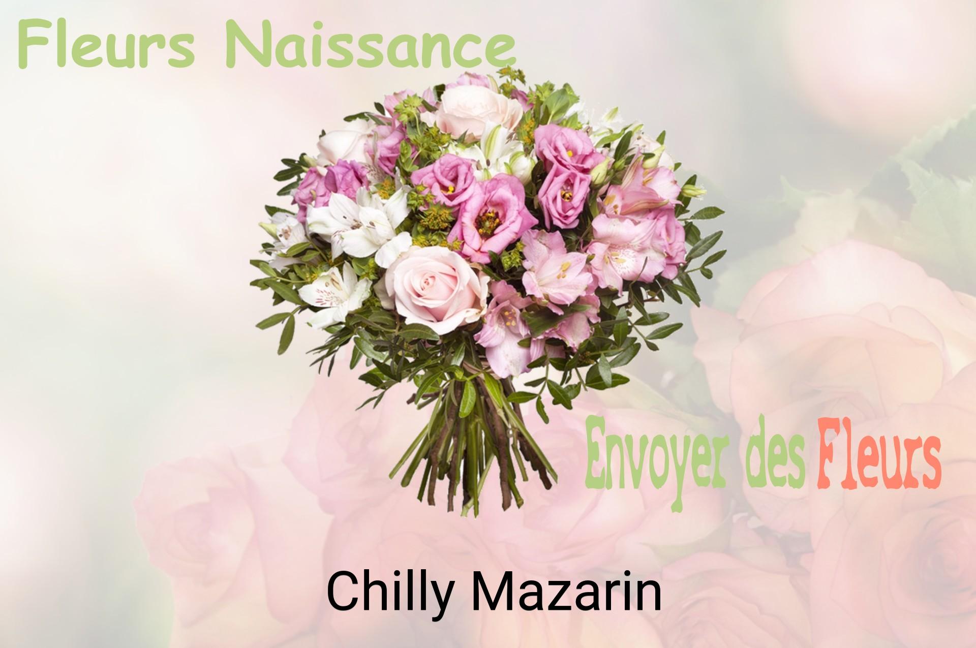 Bouquet de fleurs de naissance livré à Chilly-Mazarin